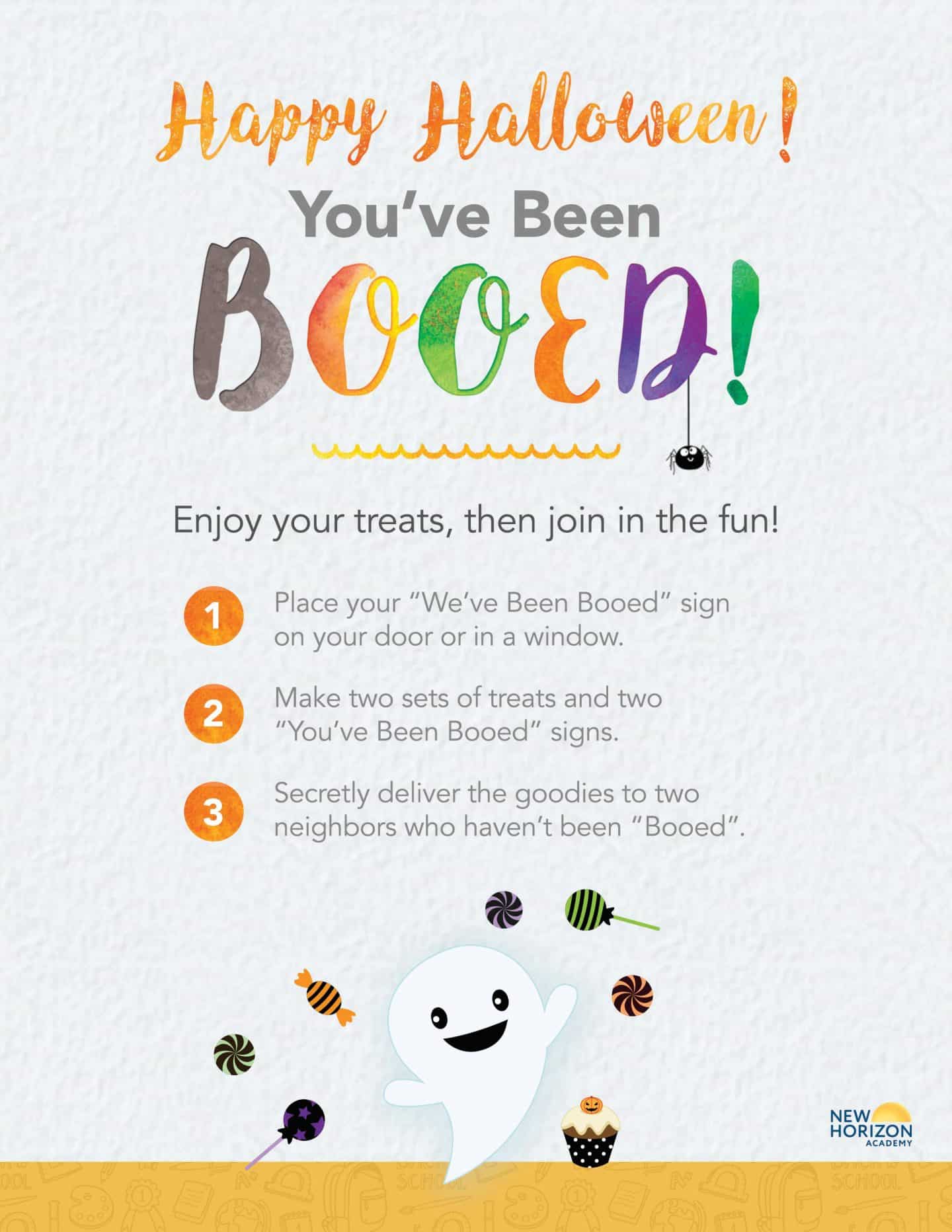 You've Been Booed | Start a Fun Halloween Tradition - New Horizon Academy