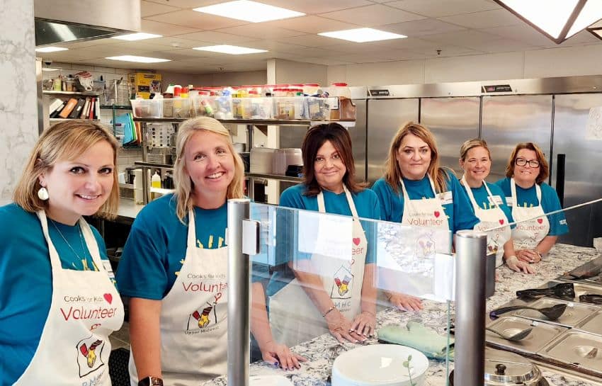 New Horizon Academy district managers volunteer at the Ronald McDonald House