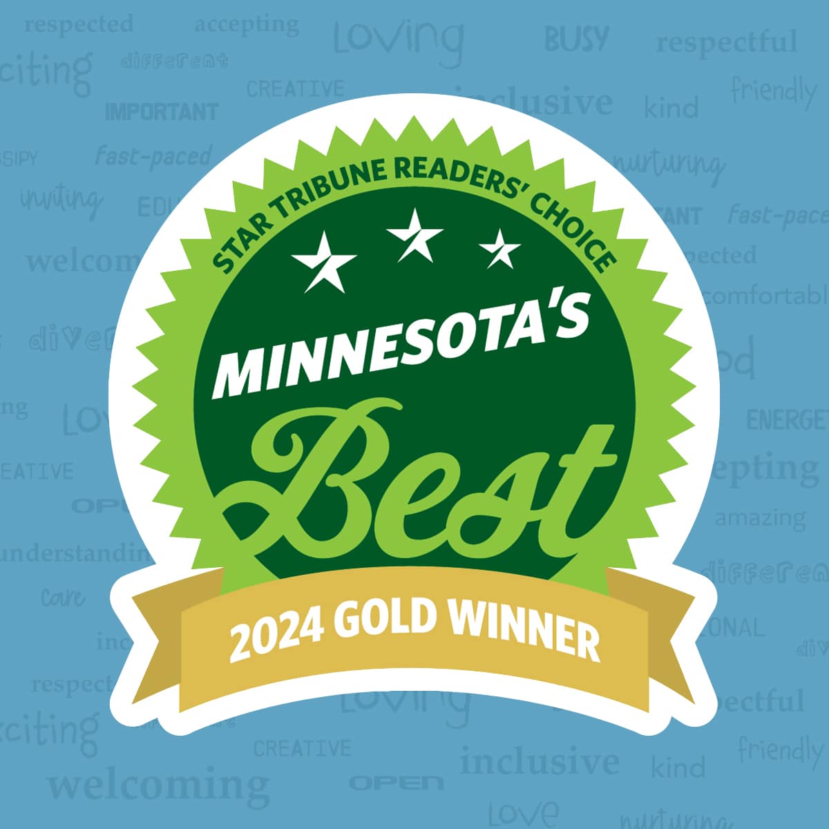 New Horizon Academy named Minnesota's Best Childcare 2024 Gold Winner