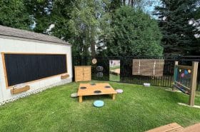 Nature Explore Certified outdoor classroom at New Horizon Academy in Lakeville, Minnesota